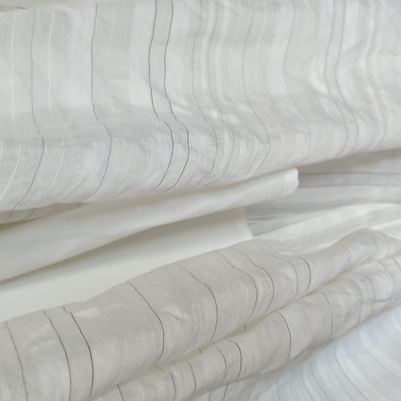 Cremieux Sophie Dress Botanic Bouquet White Black Stripe Size Extra Small NWT - Picture 6 of 8